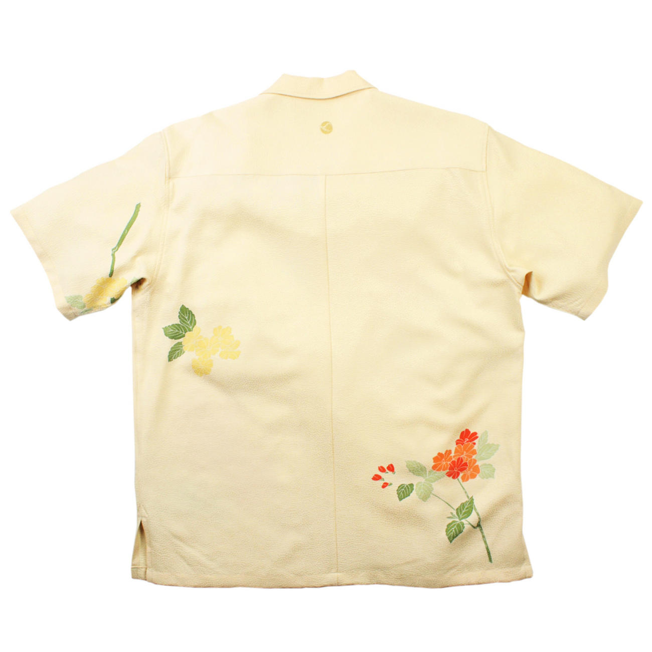 大きいサイズの和柄アロハシャツ BOTAN M