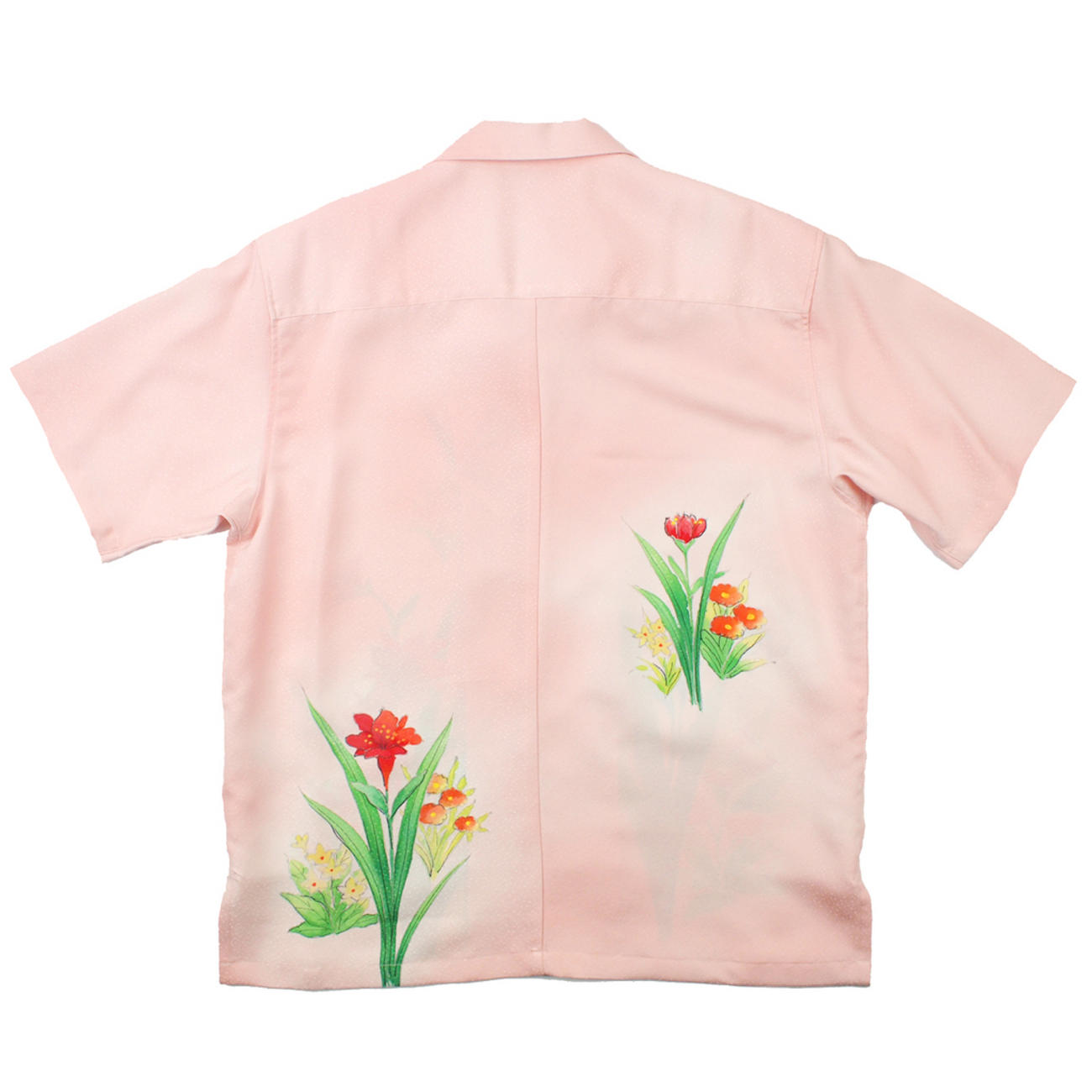 大きいサイズの和柄アロハシャツ SUISEN M