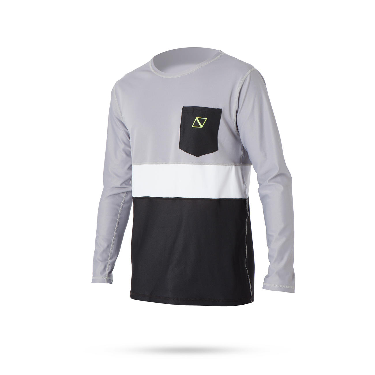 CUBE QUICKDRY L/S Unisex ３色ボーダー 長袖吸汗速乾シャツ