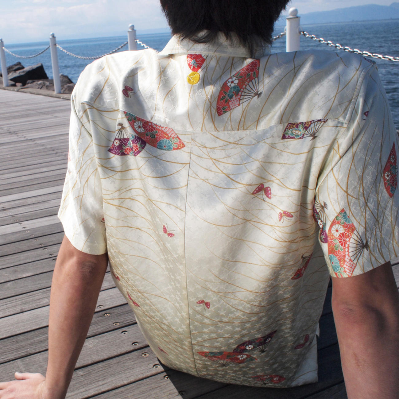 大きいサイズの和柄アロハシャツ OGI